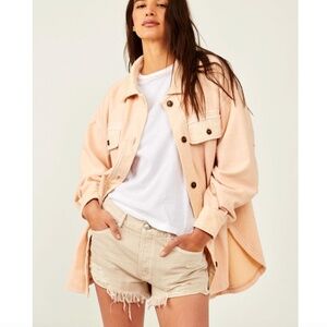 NWT FREE PEOPLE RUBY JACKET in SWEETHEART SUNRISE - M